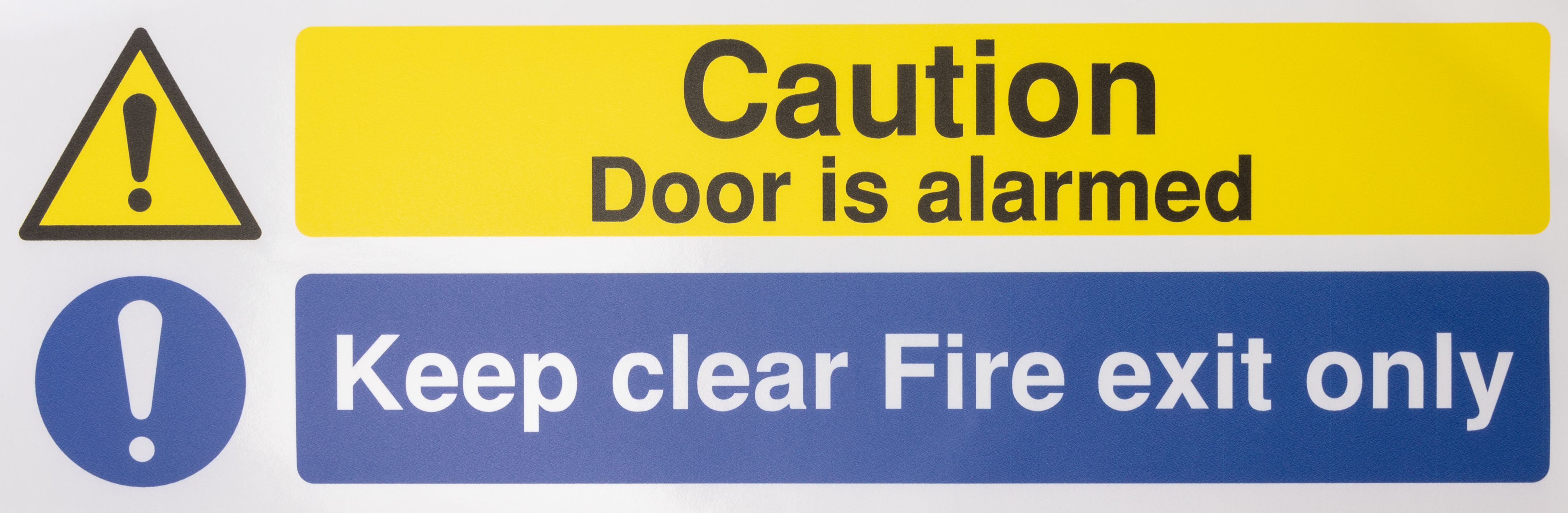 RS PRO Self-Adhesive Fire Safety Hazard Warning Sign (English)