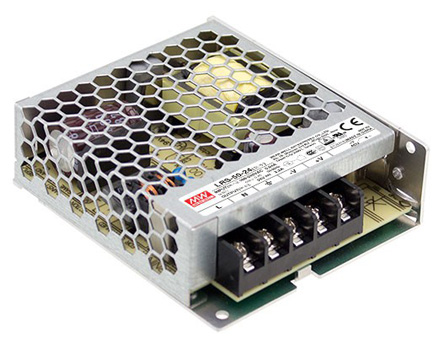 MEAN WELL Switching Power Supply, LRS-50-48, 48V dc, 1.1A, 52.8W, 1 Output, 120 → 373 V dc, 85 → 264 V ac