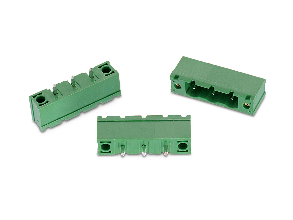Wurth Elektronik, 7.62mm Pitch, WR-TBL, 2 Way, , Pluggable Terminal Block, Header, PCB Mount, Solder Termination,