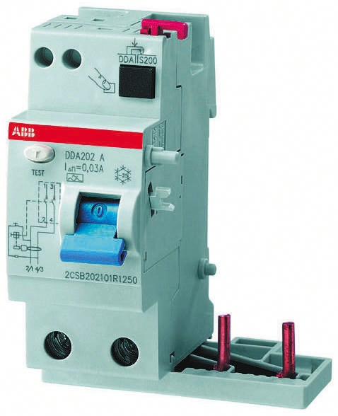 ABB DDA 200 A RCD, 25A, 1+N Pole, 300mA, Type A