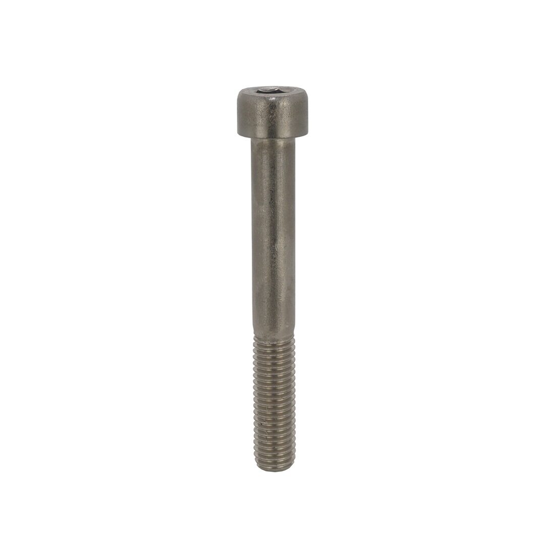 RS PRO Black Stainless Steel Hex Screw, DIN 912, M6 x 55mm