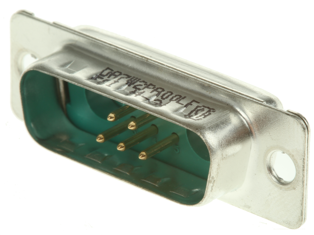 Amphenol Communications Solutions DW 7 Way Panel Mount D-sub Connector Plug