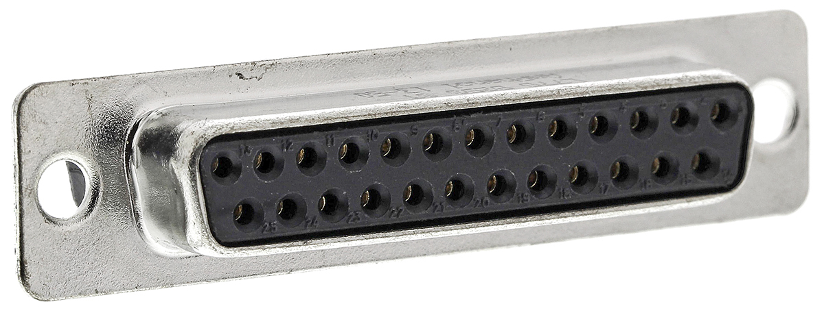 Amphenol Communications Solutions 25 Way Cable Mount D-sub Connector Socket, 2.76mm Pitch