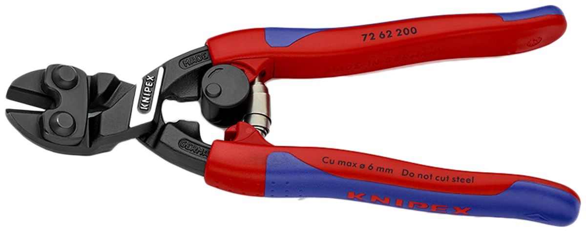 Knipex 72 62 200 200 mm High Performance Chrome Vanadium Steel Compact bolt cutter