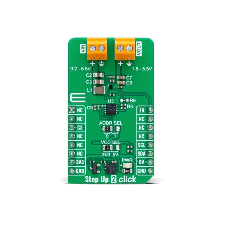 MikroElektronika Add-On Board Boost Controller for TPS61299 for mikroBUS Socket