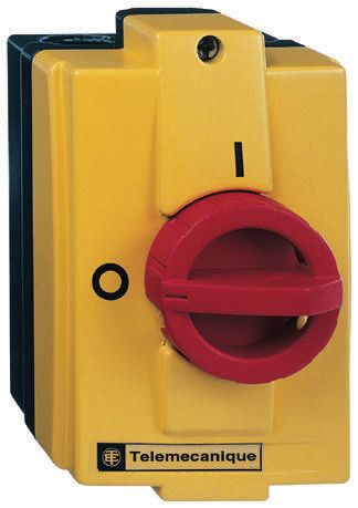 3 Pole Panel Mount Non Fused Isolator Switch, 20 A, 7.5 kW, IP55