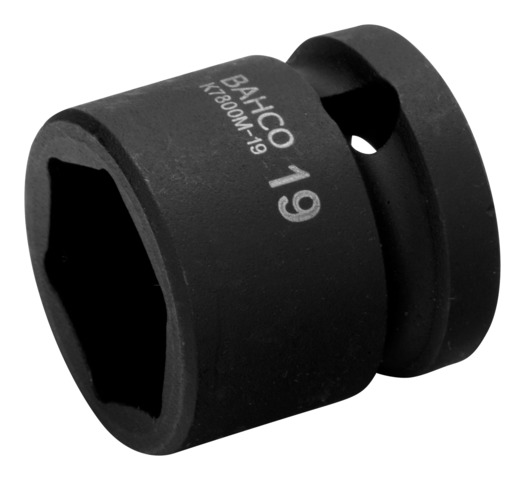 Bahco 10mm, 1/2 in Drive Impact Socket, 28 mm length