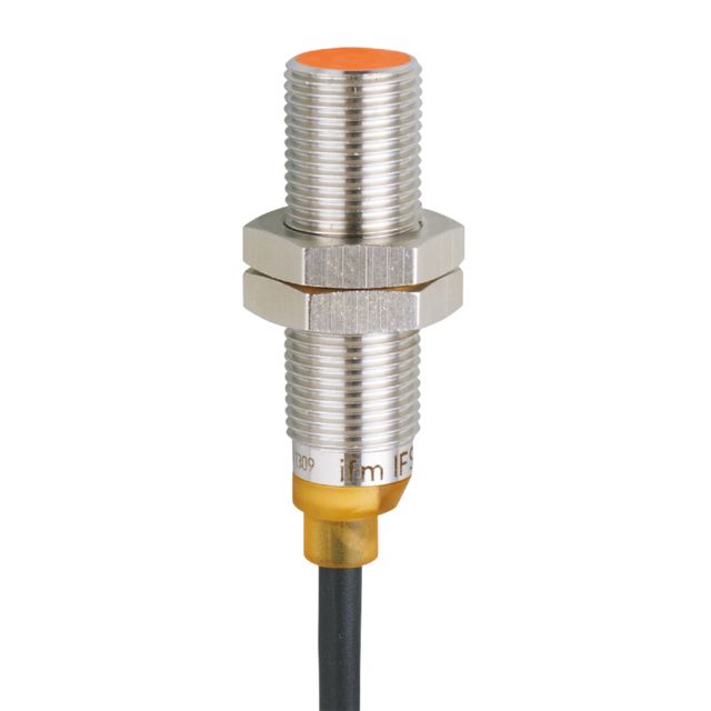 ifm electronic Inductive Threaded Barrel Proximity Sensor, M12, 4 mm Detection, PNP NO, 10 → 30 V dc