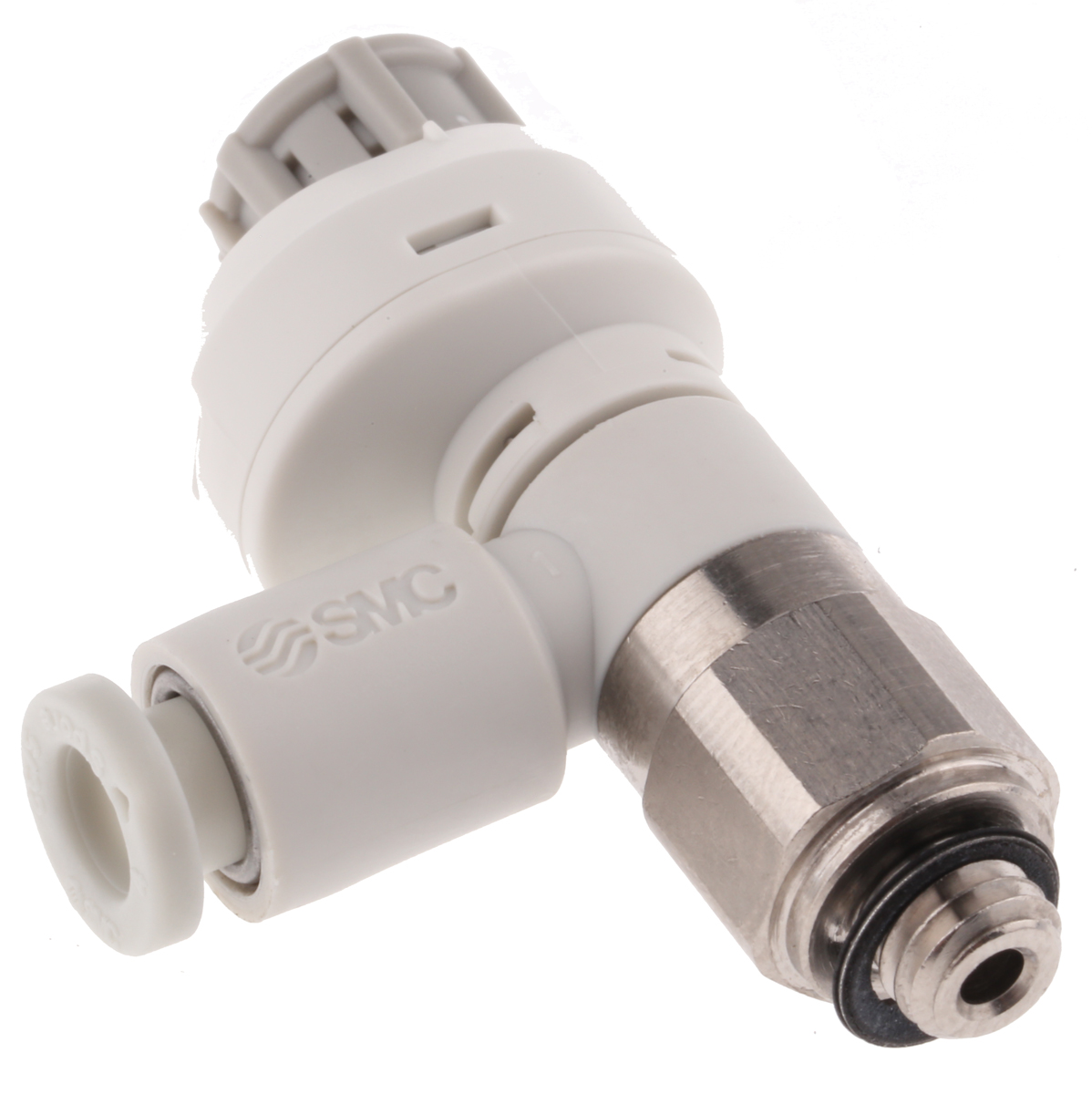 SMC AS Series Threaded Speed Controller, M5 x 0.8 Male Inlet Port x 4mm Tube Outlet Port