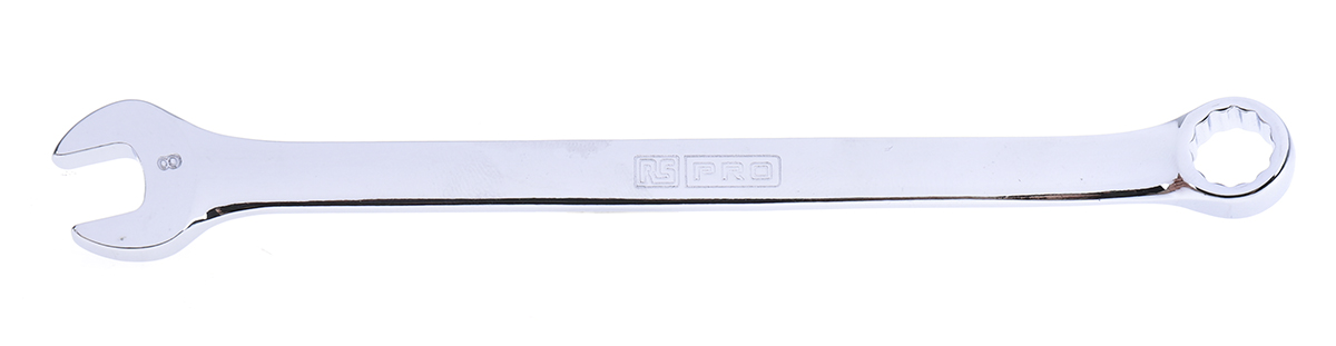 RS PRO Combination Spanner, 8mm, Metric, Double Ended
