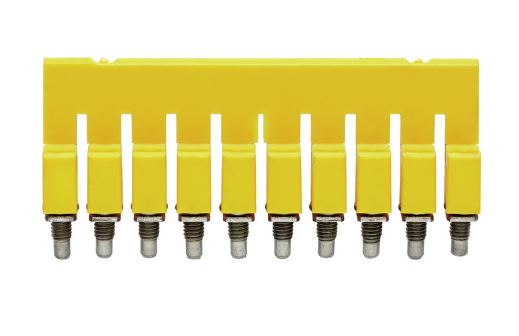Weidmuller WQV Series Jumper Bar for Use with DIN Rail Terminal Blocks, 32A