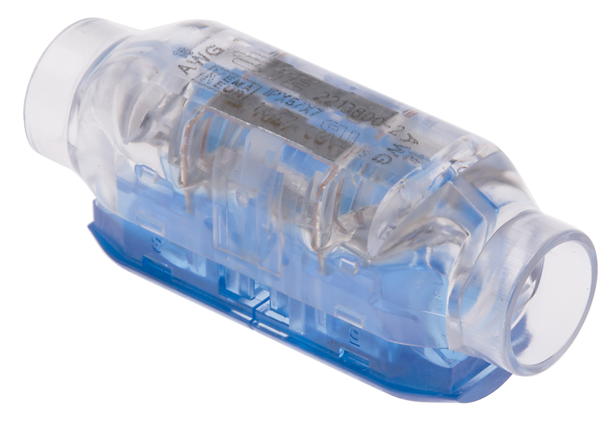 TE Connectivity In Line Splice Connector, Clear, Insulated Maximum of 0.75 mm², Maximum of 18 AWG