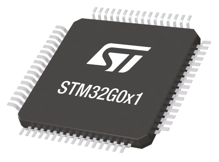 STMicroelectronics STM32G0B1RET6, 32 bit ARM Cortex M0+, STM32G0B1RE Microcontroller, 64 MHz, 512kB FLASH, 64-Pin LQFP