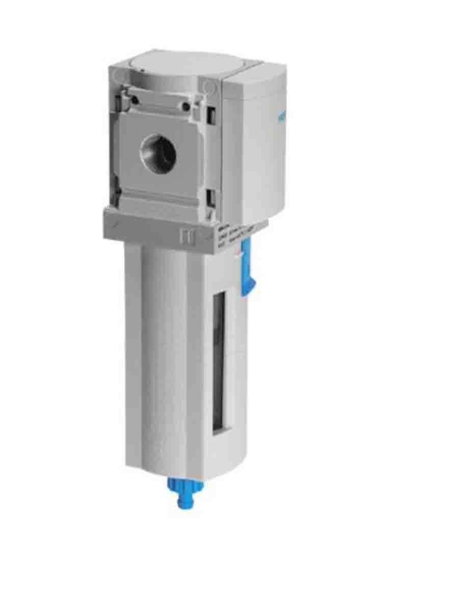 Festo MS series 1μm G 1/4 0bar to 14 bar Pneumatic Filter 360L/min max with Manual drain