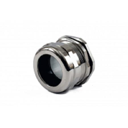 Hammond 1427BCG Series Grey Nickel Plated Brass Cable Gland, PG42 Thread, 32mm min., 38mm max., IP68