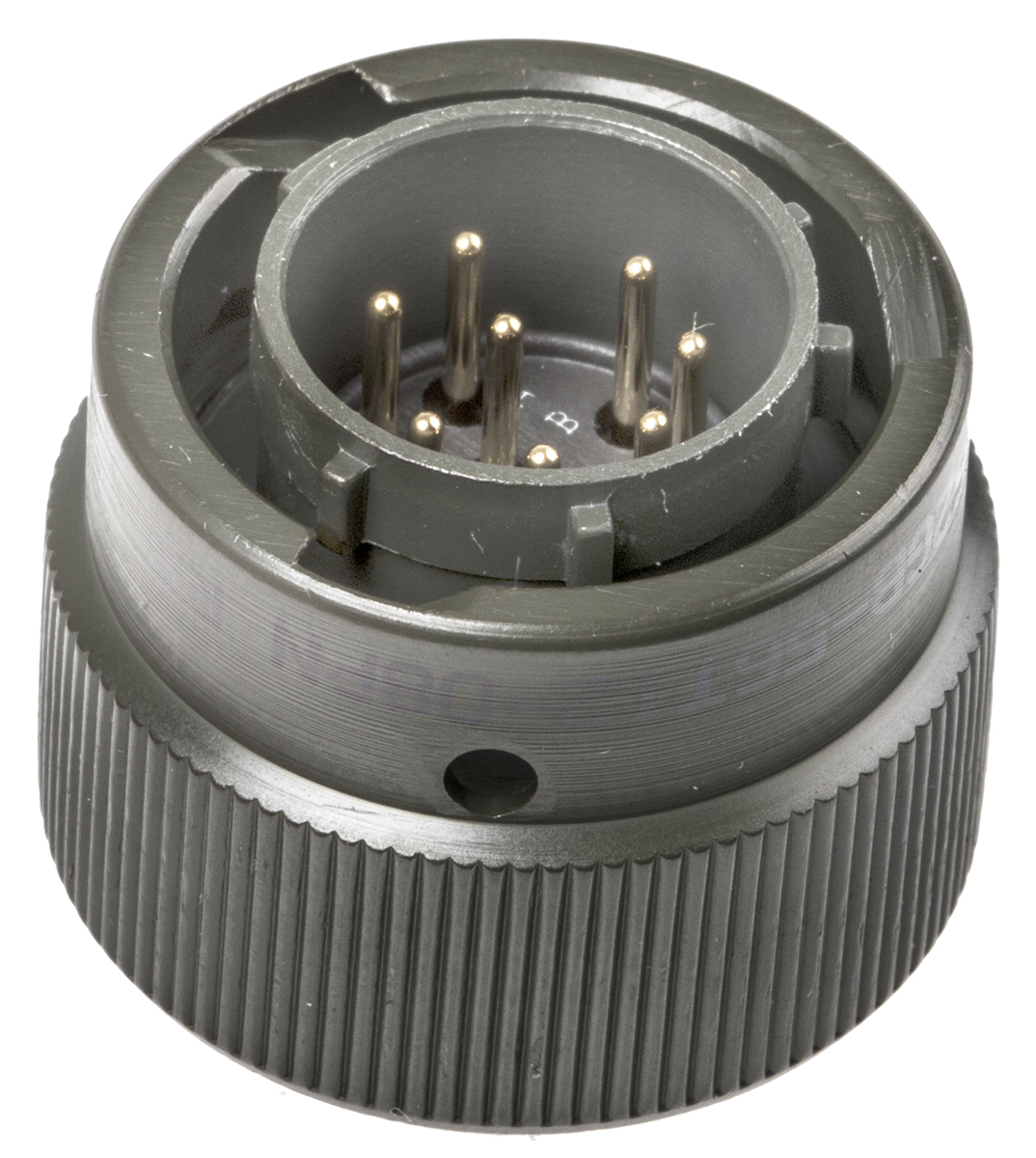 Amphenol Limited, 62GB 8 Way Cable Mount MIL Spec Circular Connector PlugOlive, Pin Contacts,Shell Size 12, Bayonet