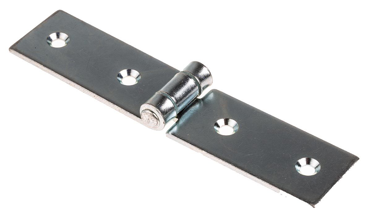 Pinet Steel Strap Hinge, Screw Fixing, 30mm x 140mm x 2.5mm