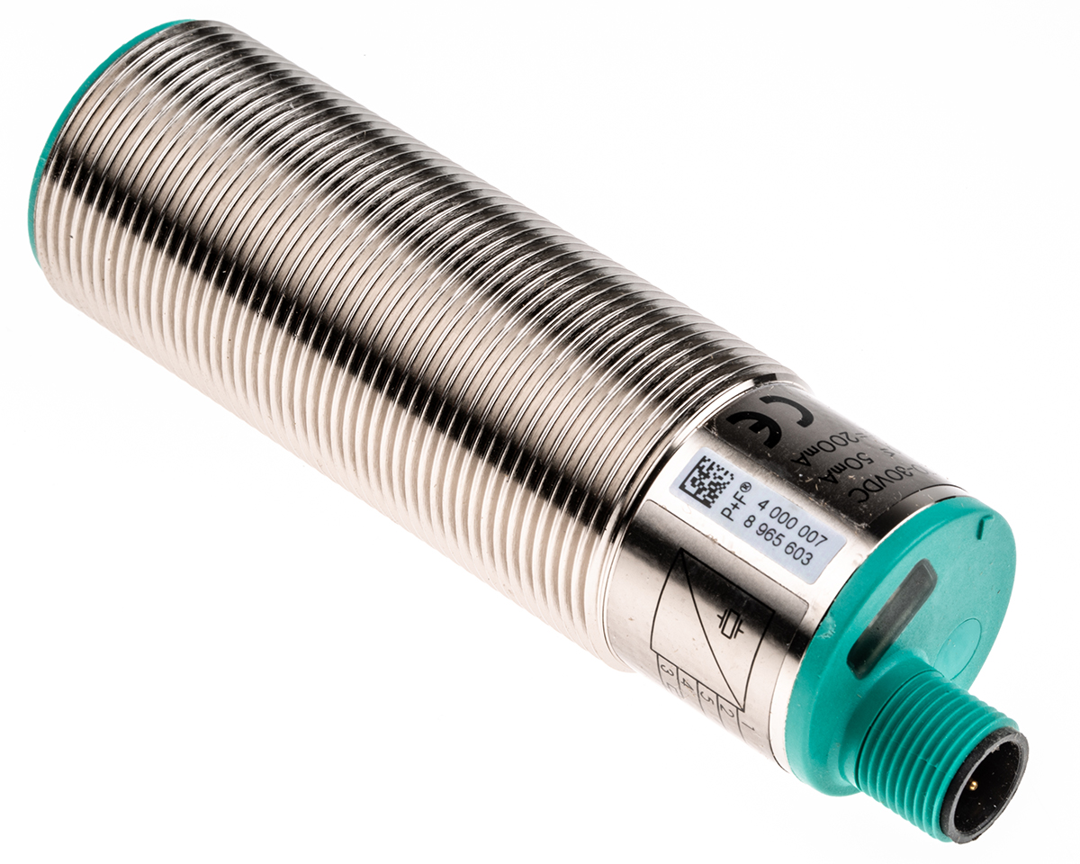 Pepperl + Fuchs Ultrasonic Threaded Barrel Proximity Sensor, M30, 500 mm Detection, PNP NO/NC, 10 → 30 V dc