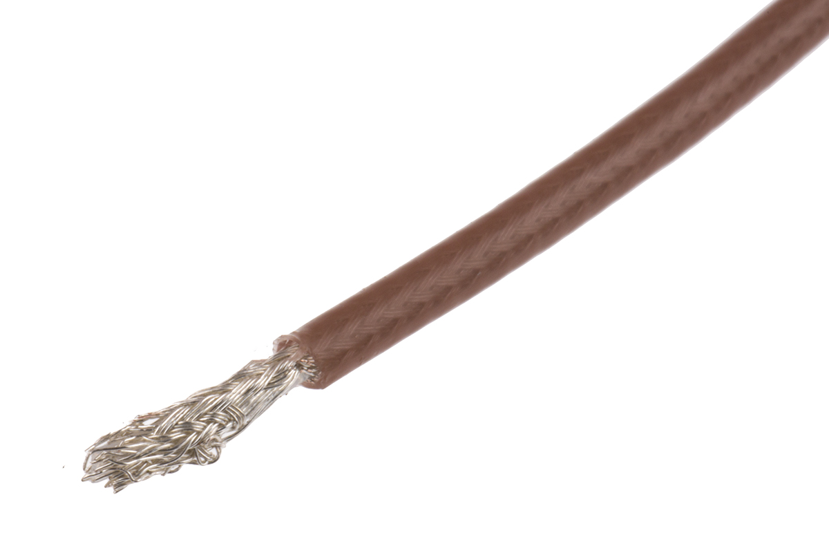 RS PRO, 25 m 50 Ω Brown