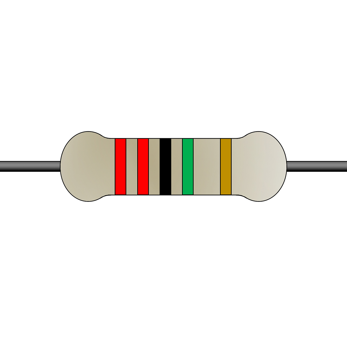 Yageo 22MΩ Metal Film Resistor 1/4W 5% HHV-25JT-52-22M