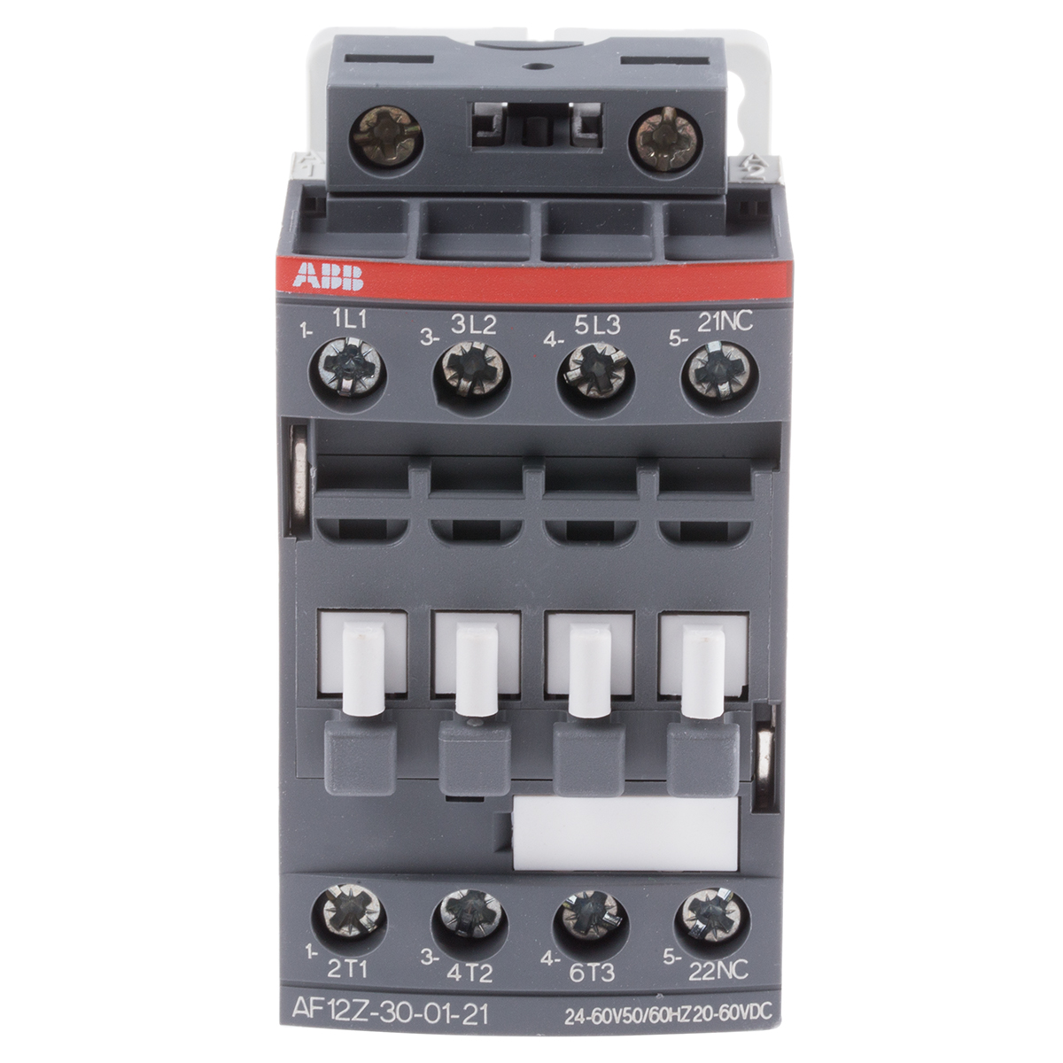 ABB AF12 Contactor, 60 V dc Coil, 3-Pole, 9 A, 5.5 kW 60 V, 3 NO, 690V