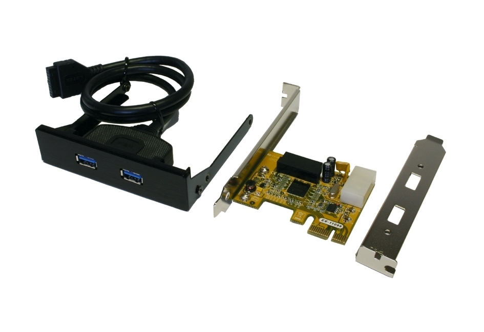 Exsys 2 Port PCIe USB 3.2 Serial Card