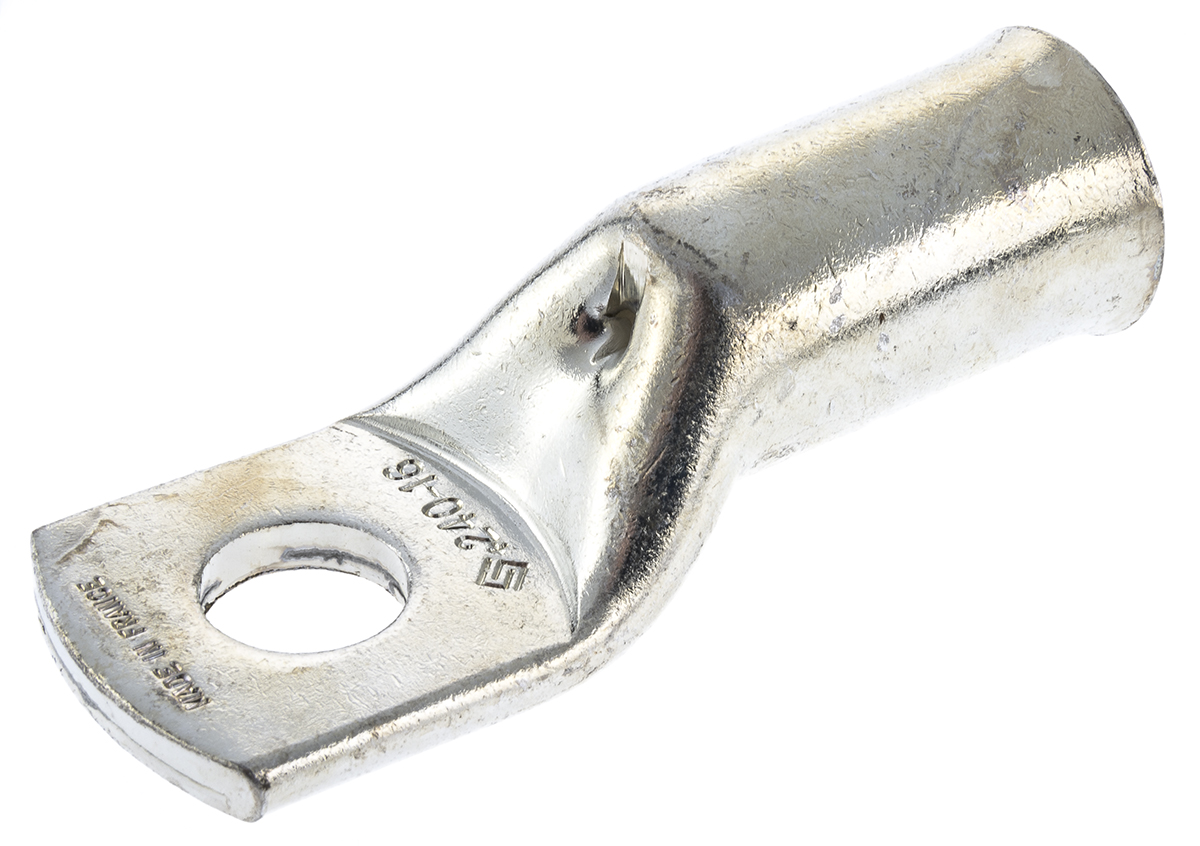 TE Connectivity, XCT Uninsulated Ring Terminal, 16mm Stud Size to 240mm² Wire Size