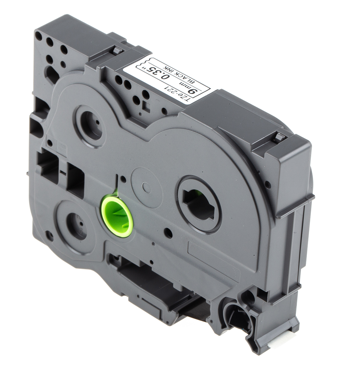 Brother Black on White Label Printer Tape, 8 m Length, 9 mm Width