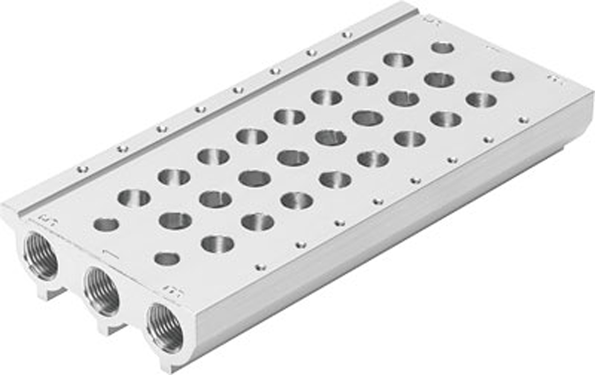 Festo VABM series 2 station G 1/4 Manifold Base for use with VUVG-LK Series Individual Valves, 566618