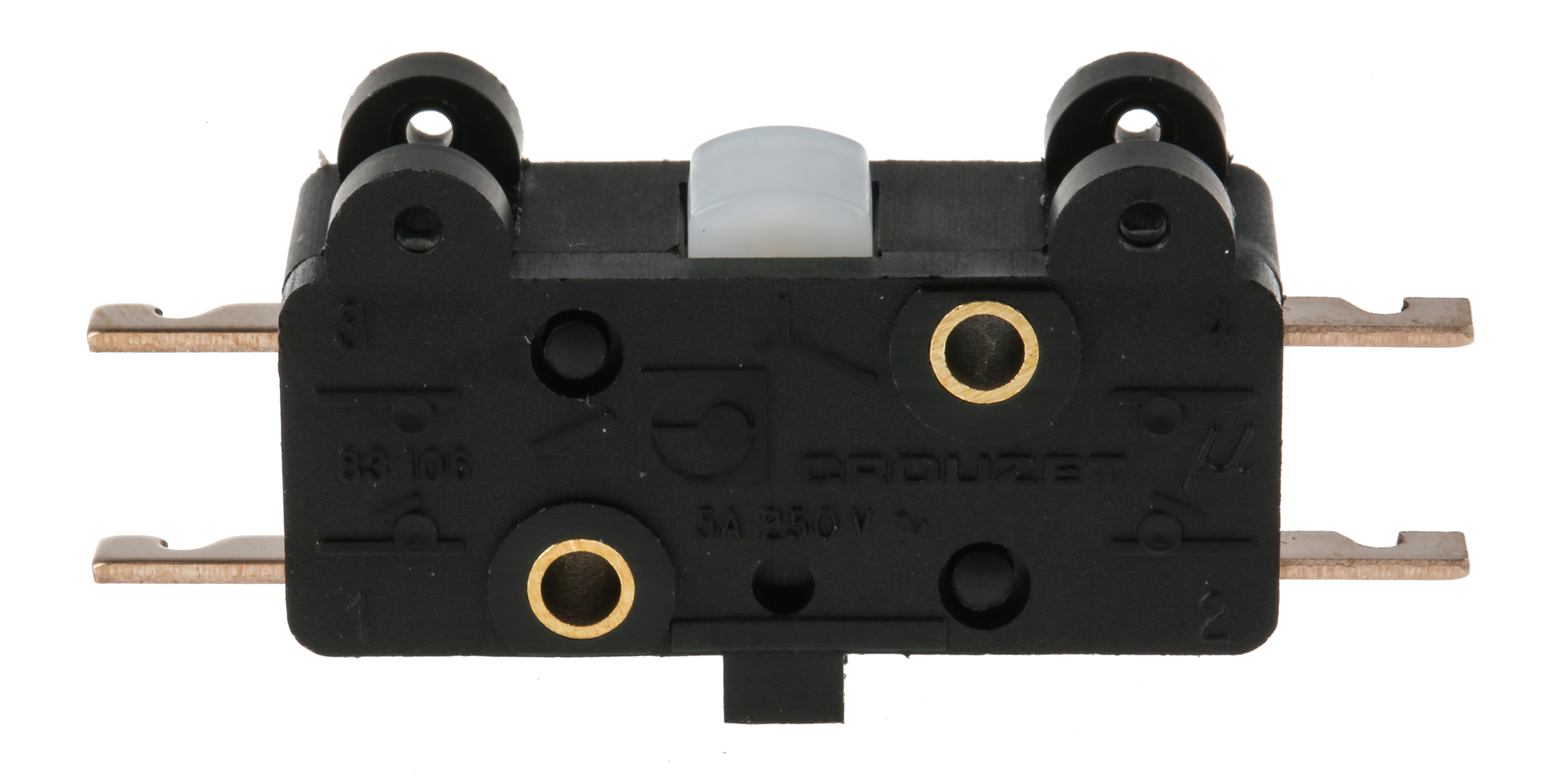 Crouzet Plunger Limit Switch, NO/NC, SPDT, Polyamide Housing, 250V ac Max, 17.5A Max