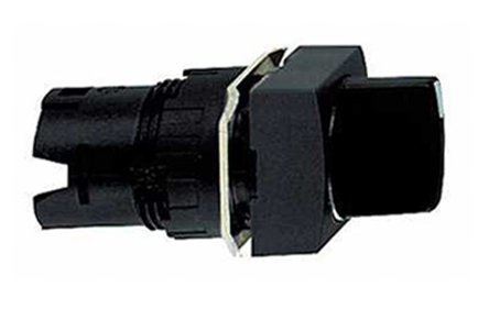 Schneider Electric Harmony XB6 Series 2 Position Selector Switch Head, Black Handle