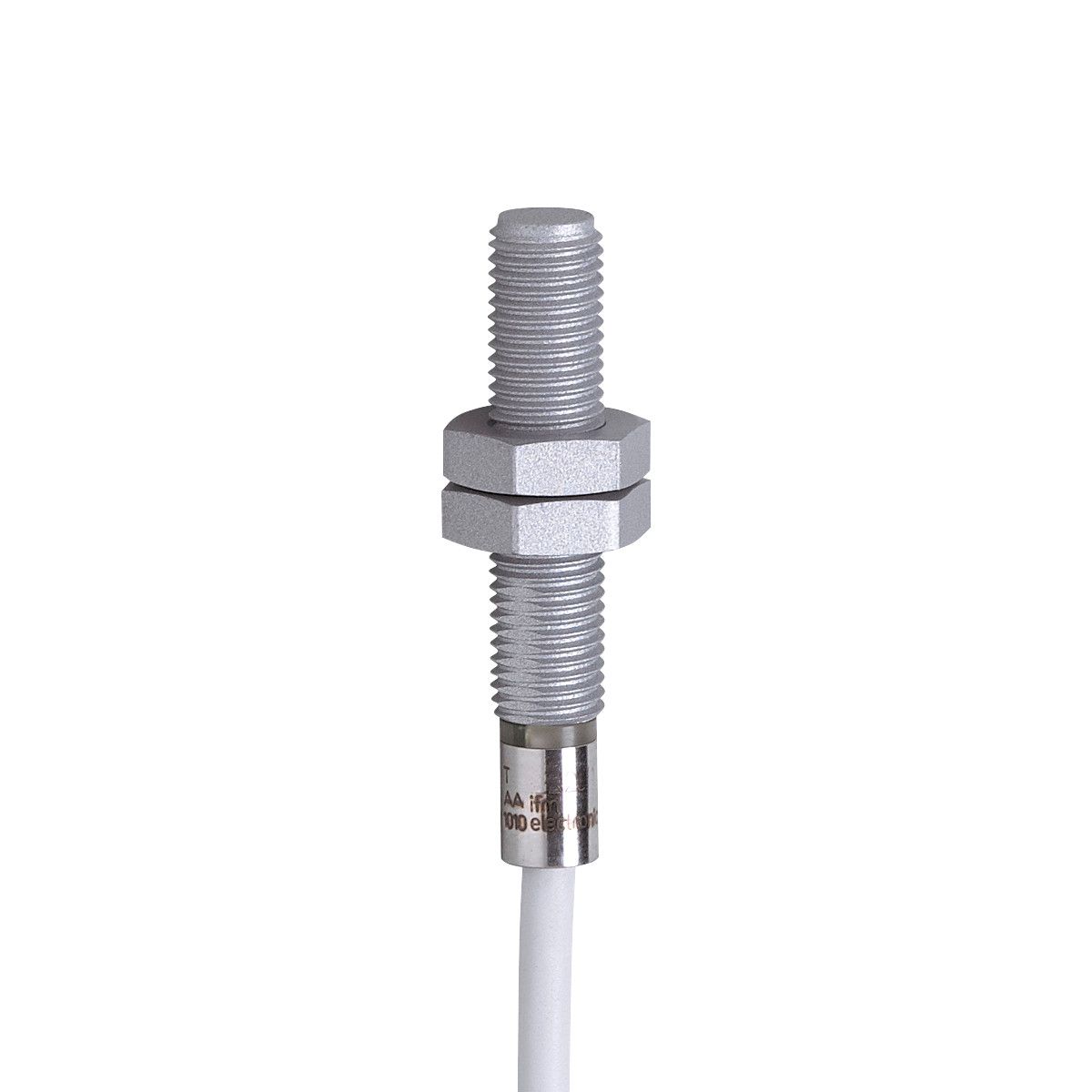 ifm electronic Inductive Threaded Barrel Proximity Sensor, M8, 2 mm Detection, PNP/NPN NO, 10 → 36 V dc