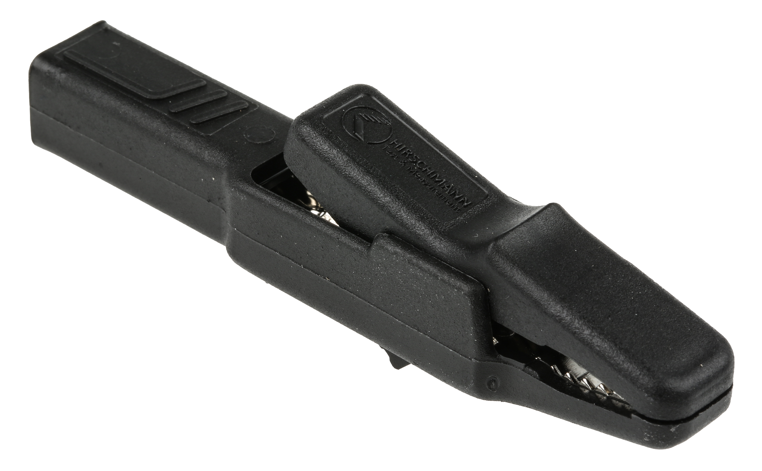 Hirschmann Test & Measurement Crocodile Clip 4 mm Connection, Brass Contact, 25A, Black