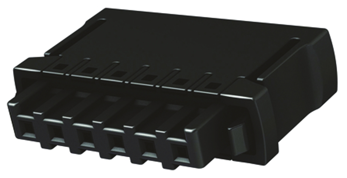 HARTING, 2.54mm Pitch, Har-Flexicon, 10 Way, Vertical, Pluggable Terminal Block, Plug, Cable Mount, Screw Termination,