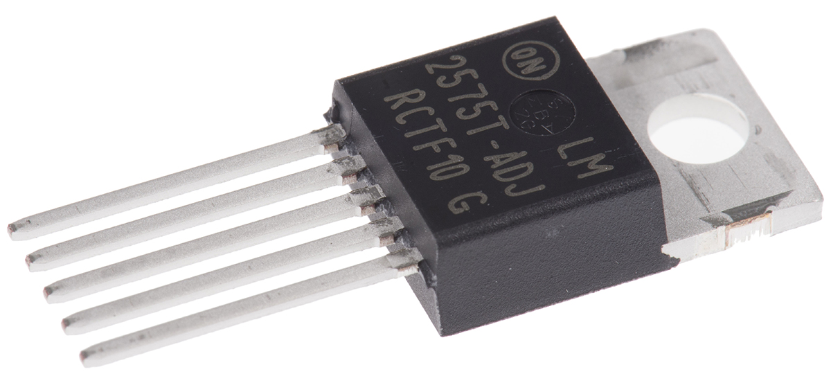onsemi, LM2575T-ADJG Step-Down Switching Regulator, 1-Channel 1A Adjustable 5-Pin, TO-220