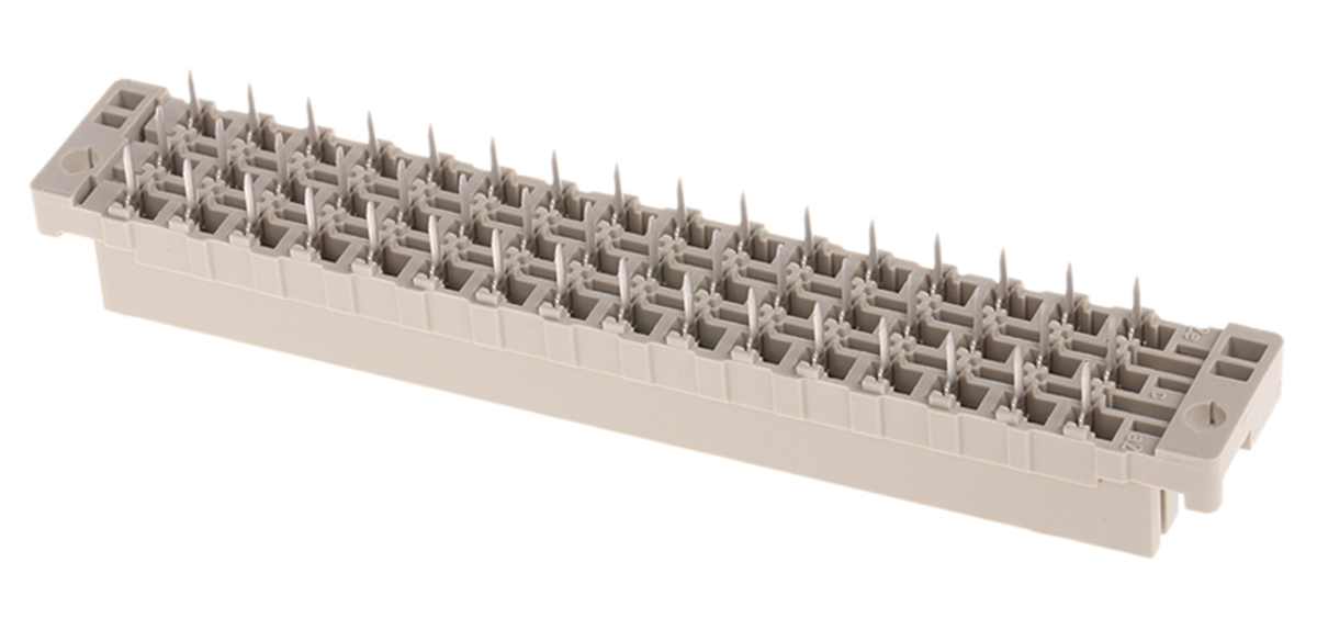 HARTING DIN 41612 48 Way 5.08mm Pitch, Type Connector Class C2, 3 Row, Straight DIN 41612 Connector, Socket