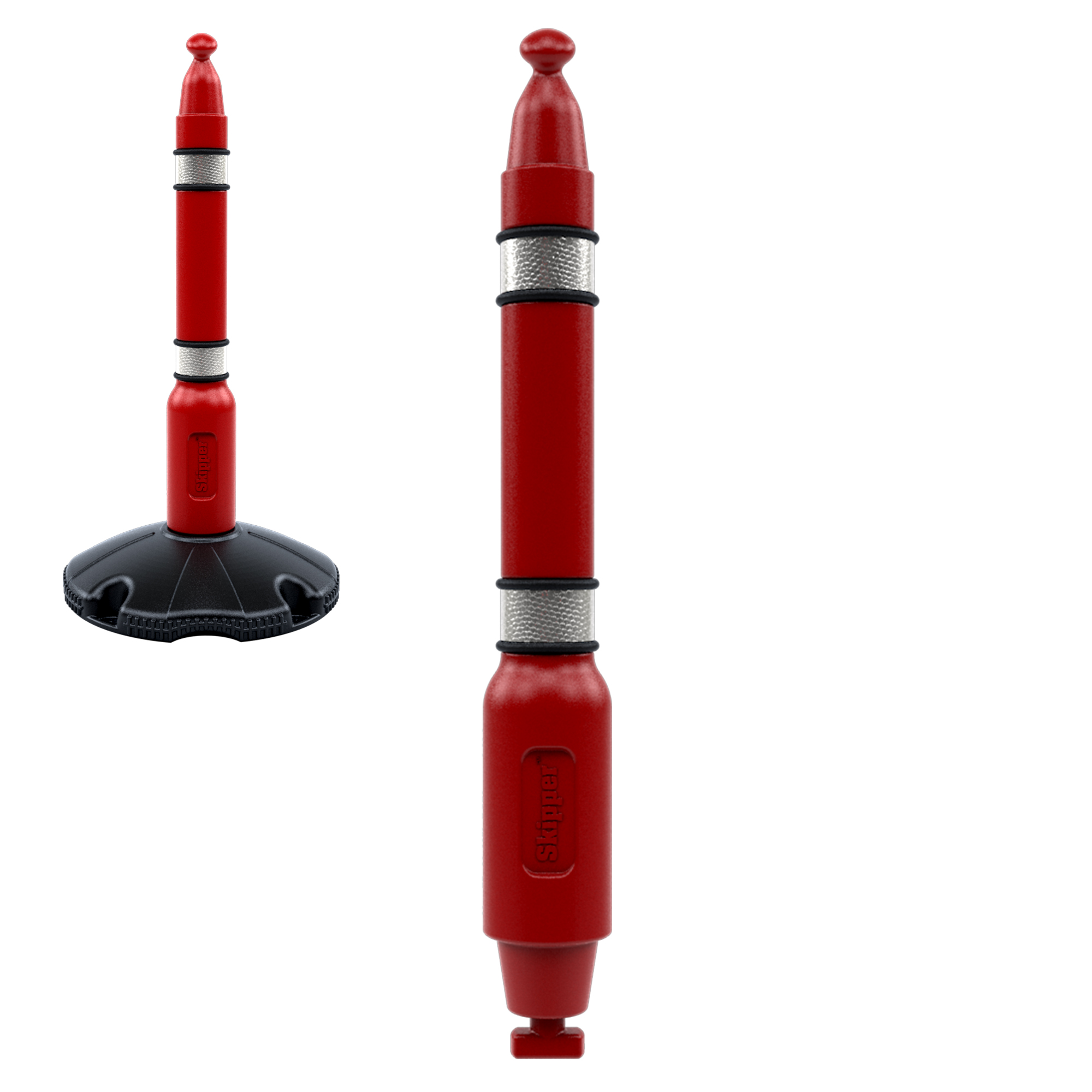 Skipper Red Barrier Post