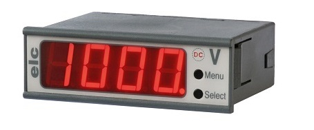 ELC LED Series Digital Voltmeter DC, LED Display 3.5-Digits
