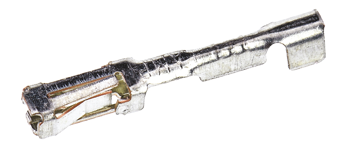 TE Connectivity AMPMODU MOD IV Series Female Crimp Terminal, 32AWG Min, 28AWG Max