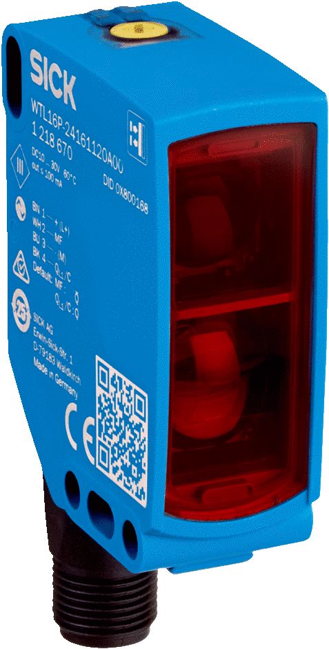 SICK Background Suppression Photoelectric Sensor, Block Sensor, 10 → 1500 mm Detection Range IO-LINK