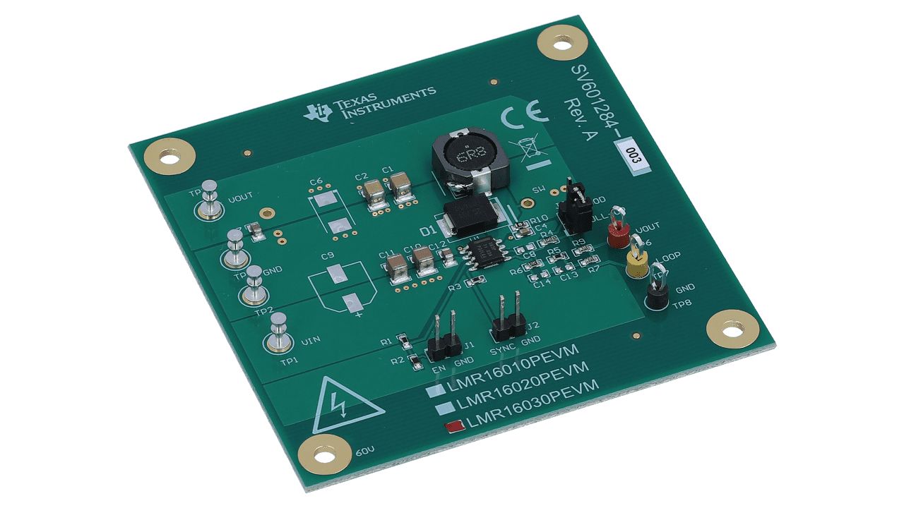 Texas Instruments Wide Vin Step-Down Converter Evaluation Module DC-DC Converter for LMR16030 Simple Switcher for