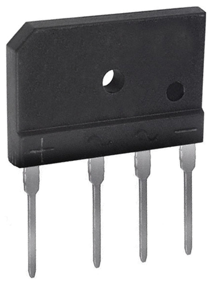 HY Electronic Corp Bridge Rectifier, 35A, 600V, 4-Pin