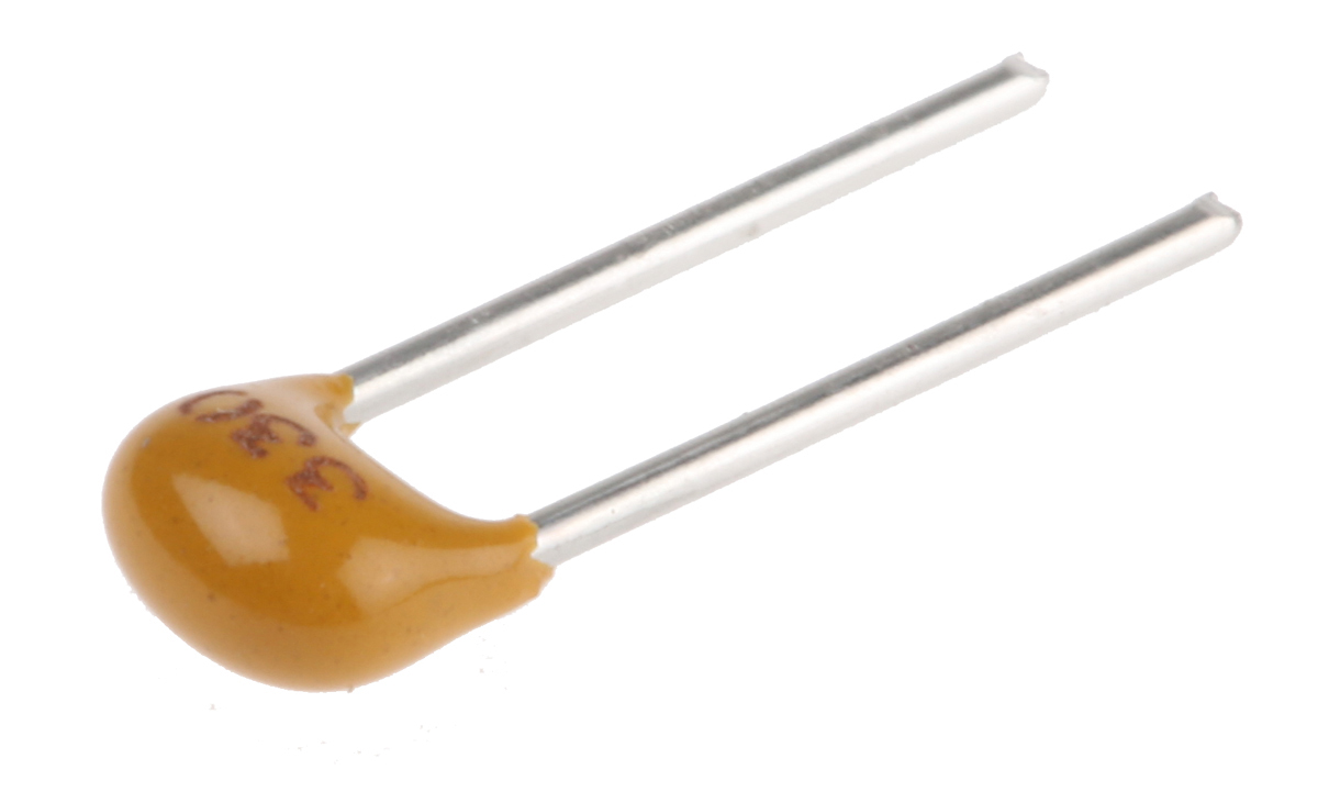 KEMET 33pF Multilayer Ceramic Capacitor MLCC, 200V dc V, ±5% , Through Hole