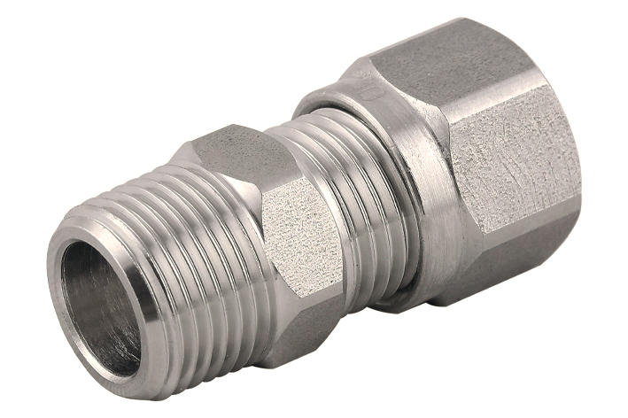 RS PRO 69480 Series Straight Fitting, BSP 1/8 Male to Push In 6 mm, Threaded-to-Tube Connection Style