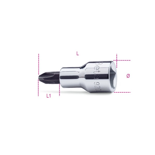 BETA Phillips Screwdriver Bit, PH1 Tip