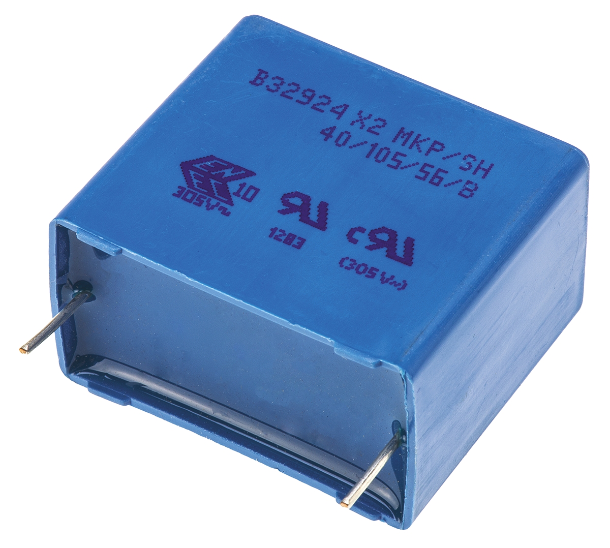 EPCOS B32924C Polypropylene Film Capacitor, 305V ac, ±20%, 3.3μF, Through Hole