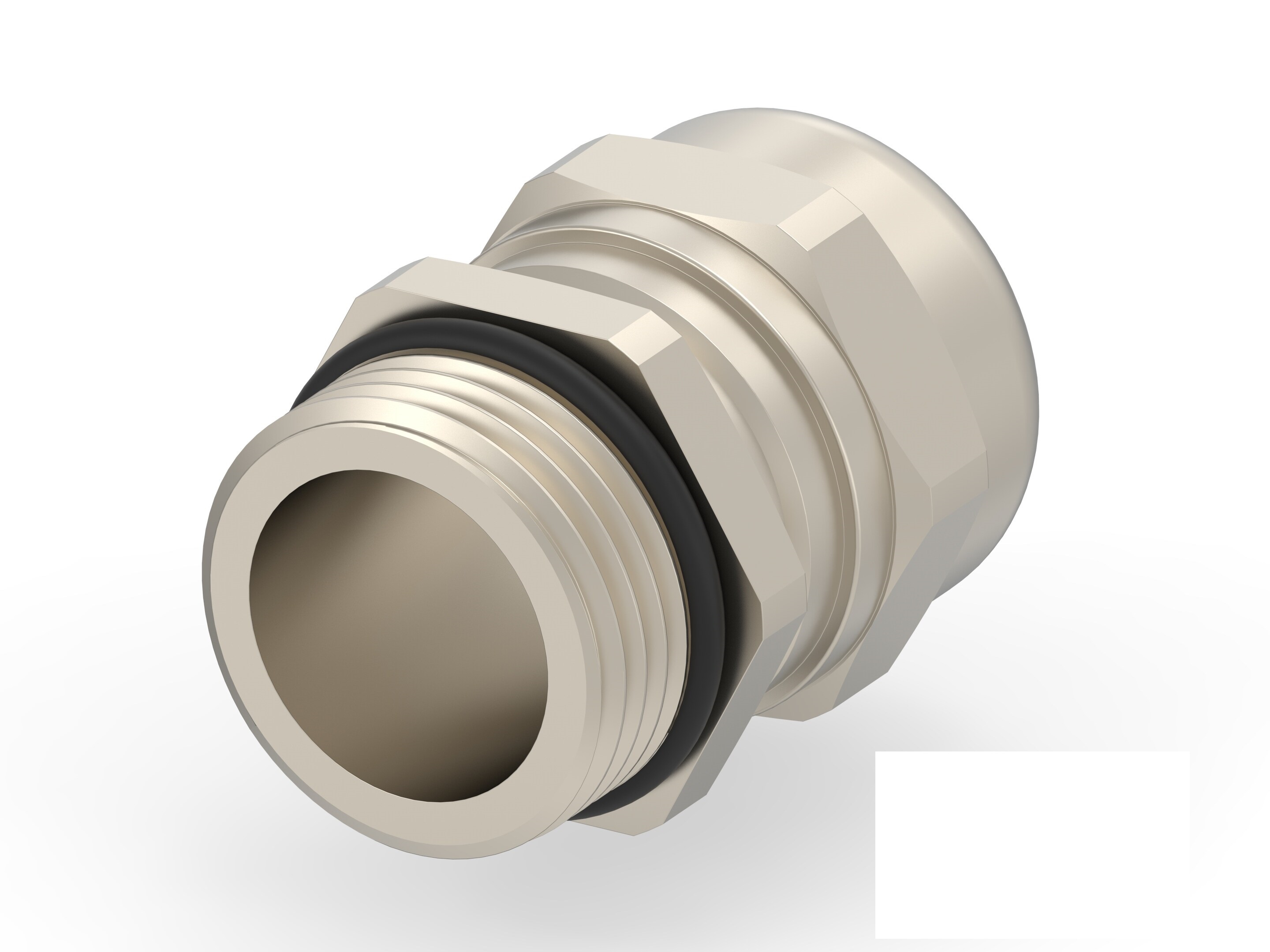 Entrelec 1SNG Series Brass Brass, CR, NBR Cable Gland, M20 Thread, 6mm min., 12mm max., IP66, IP68