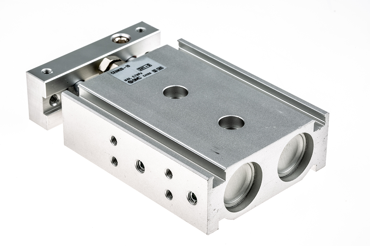 SMC Pneumatic Guided Cylinder - 20mm Bore, 10mm Stroke, CXSM Series