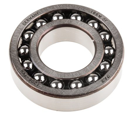 FAG 1206-TVH-C3 30 mm ID 2 Row Ball Bearing -, 62 mm OD