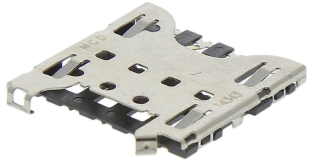 Molex, 78723 6 Way Right Angle Push/Pull Micro Memory Card Connector With Solder Termination